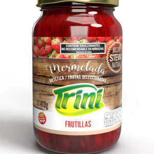 Mermelada De Frutilla Sin Tacc Con Stevia X 410 Grs - Trini